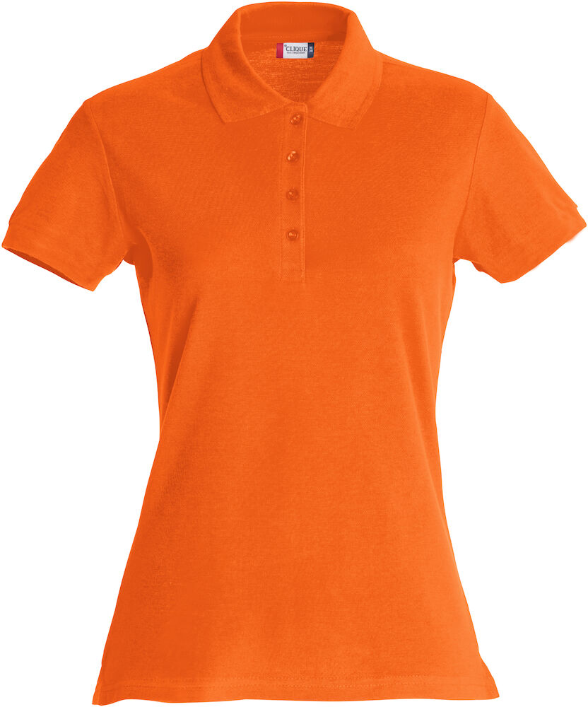 Clique Basic Polo Women - diep-oranje