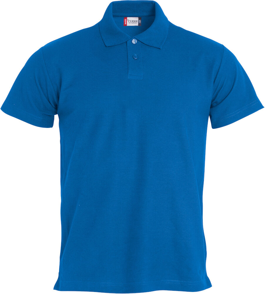 Clique Basic Polo S/S Junior - kobalt