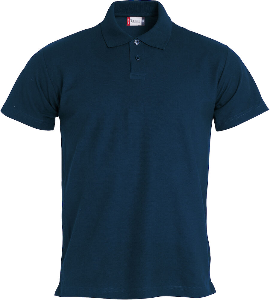 Clique Basic Polo S/S Junior - dark-navy