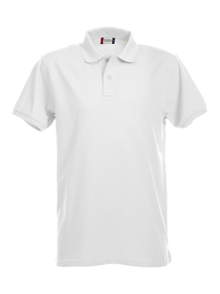 Clique Stretch Premium Polo - wit