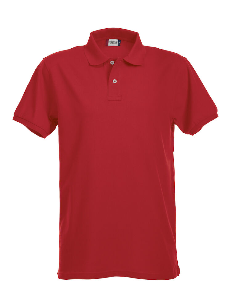 Clique Stretch Premium Polo - rood