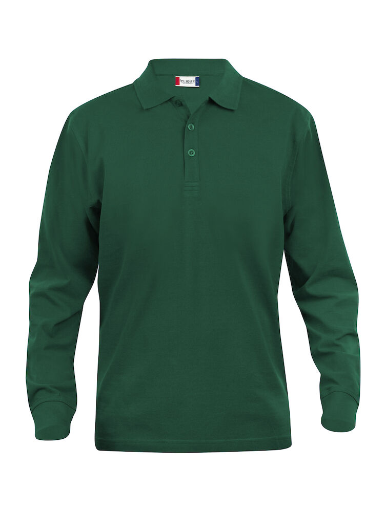 Clique Classic Lincoln L/S - flessen-groen