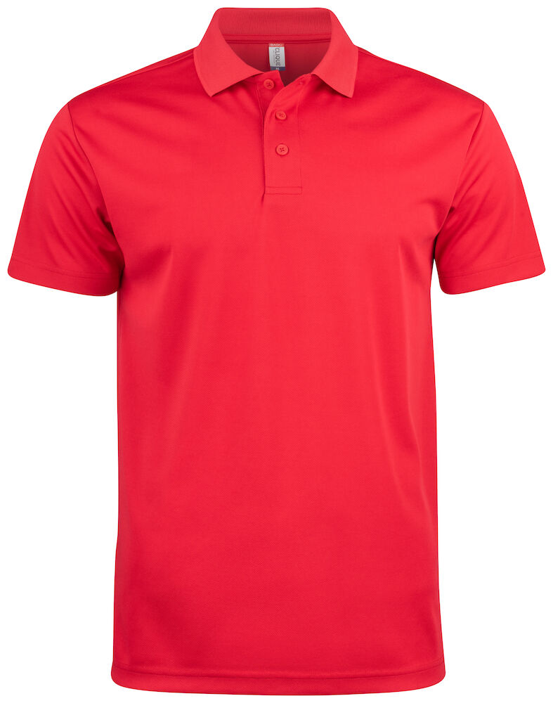 Clique Basic Active Polo - rood