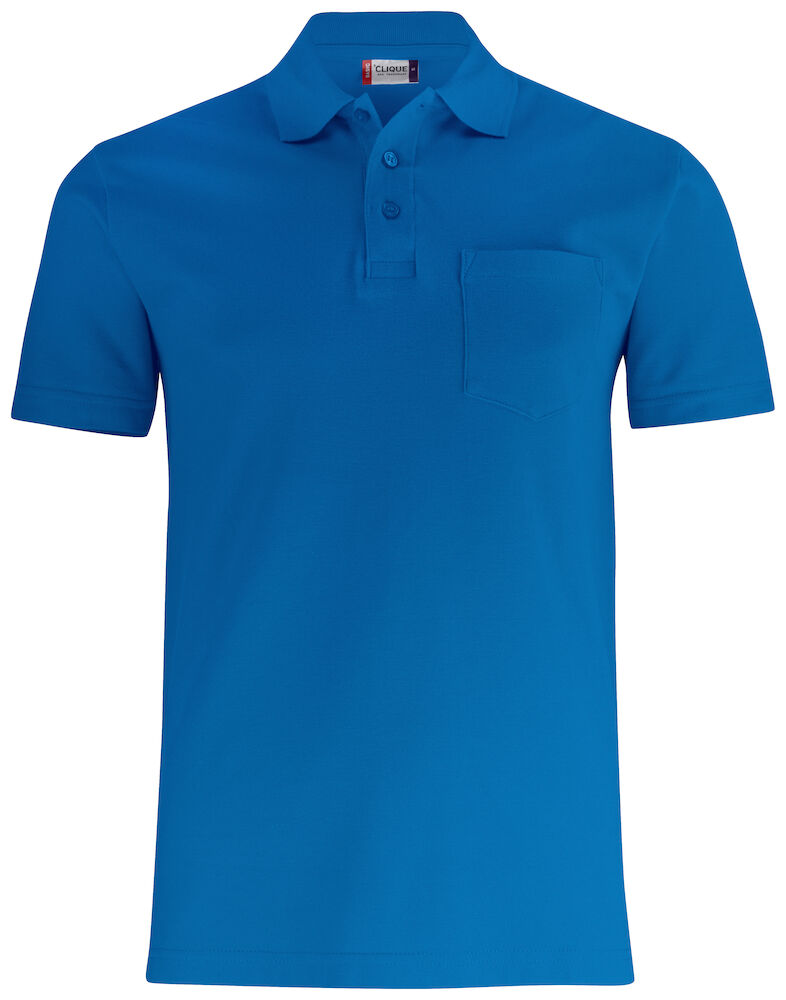 Clique Basic Polo Pocket - kobalt