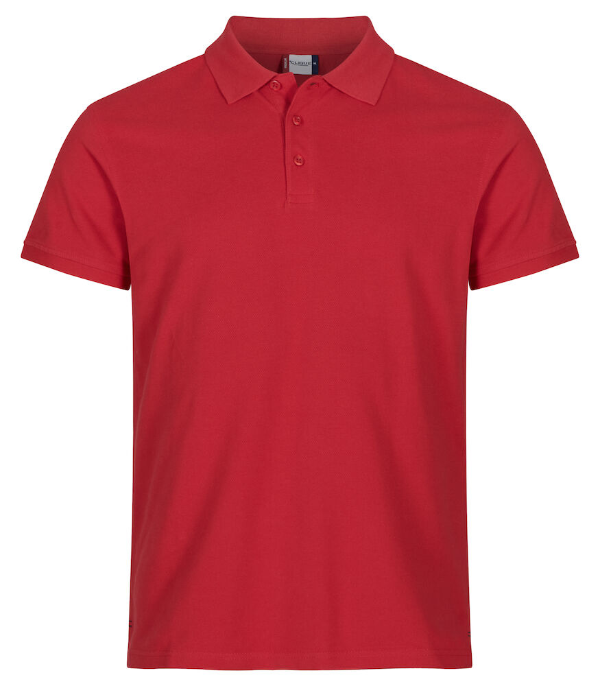 Clique Heavy Premium Polo - rood