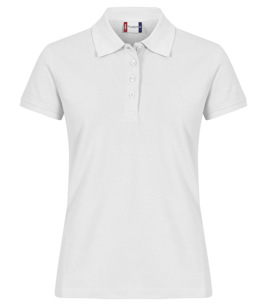 Clique Heavy Premium Polo Women - wit