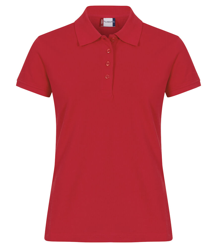 Clique Heavy Premium Polo Women - rood