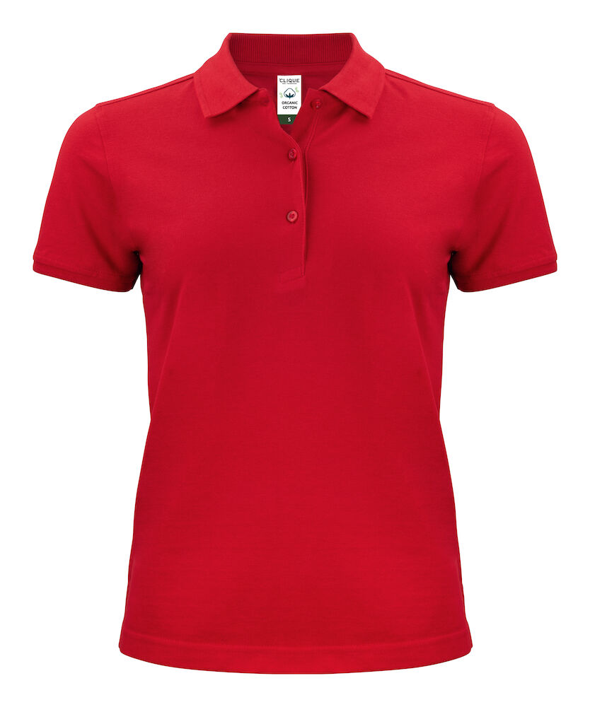 Clique Classic OC Polo Women - rood