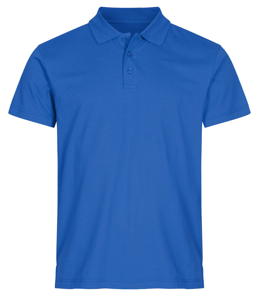 Clique Single Jersey Polo - kobalt