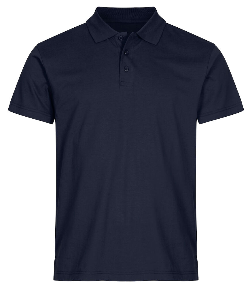 Clique Single Jersey Polo - dark-navy