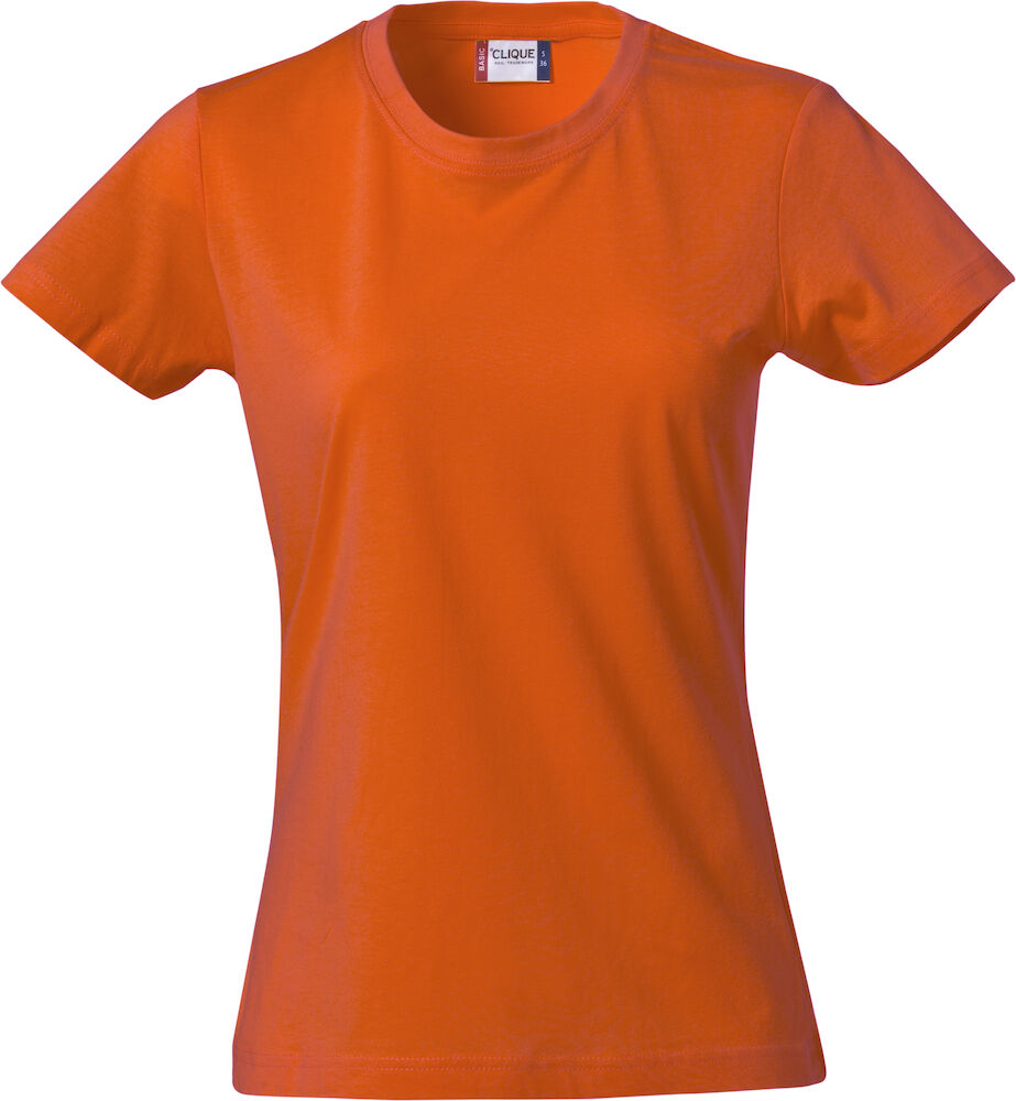 Clique Basic-T Women - diep-oranje