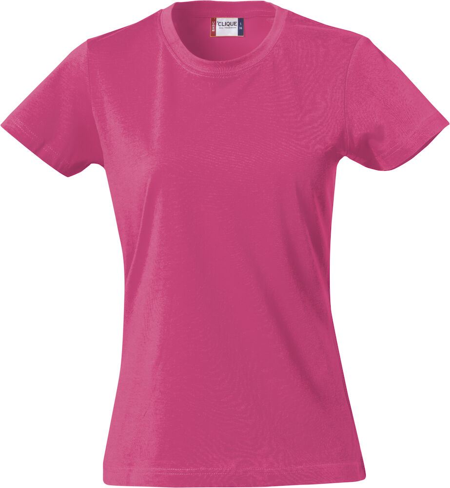 Clique Basic-T Women - helder-kersen