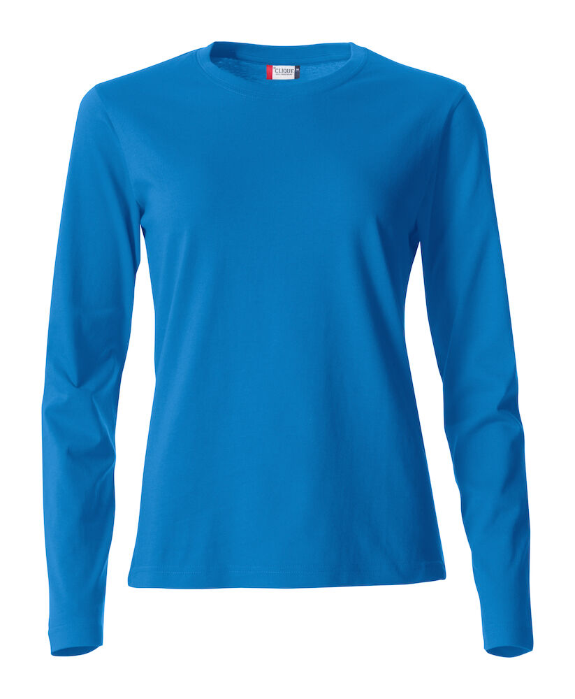 Clique Basic-T L/S Women - kobalt