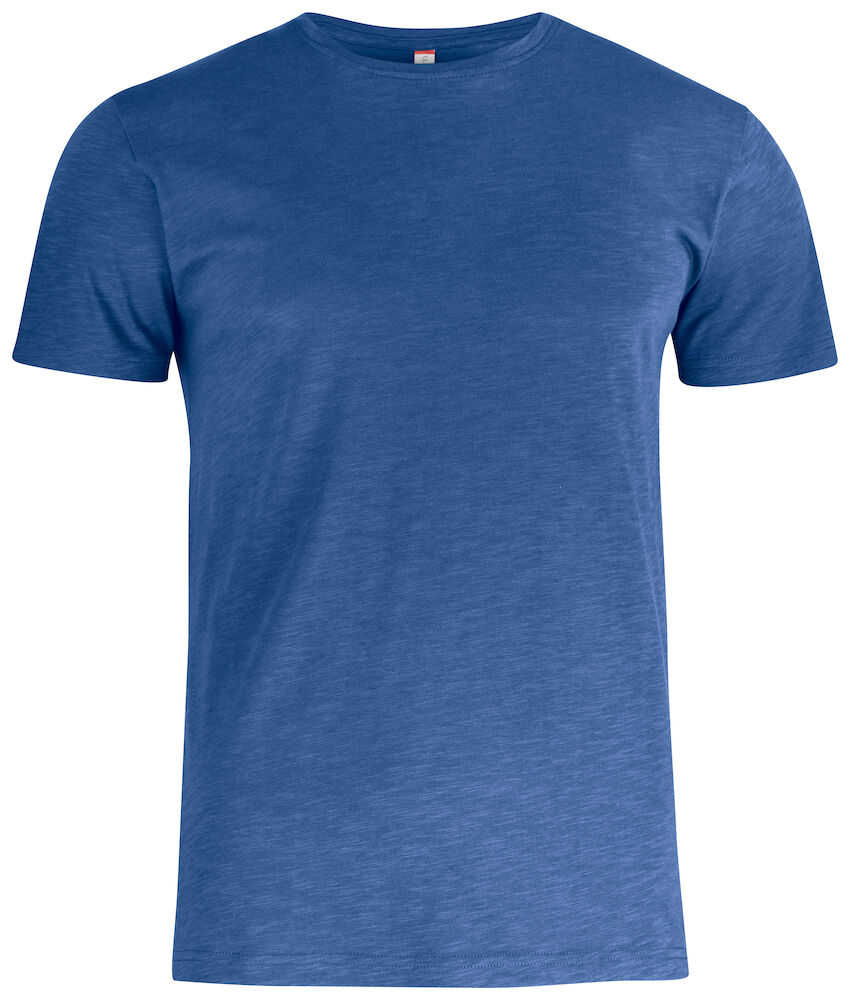 Clique Slub-T - blauw-melange