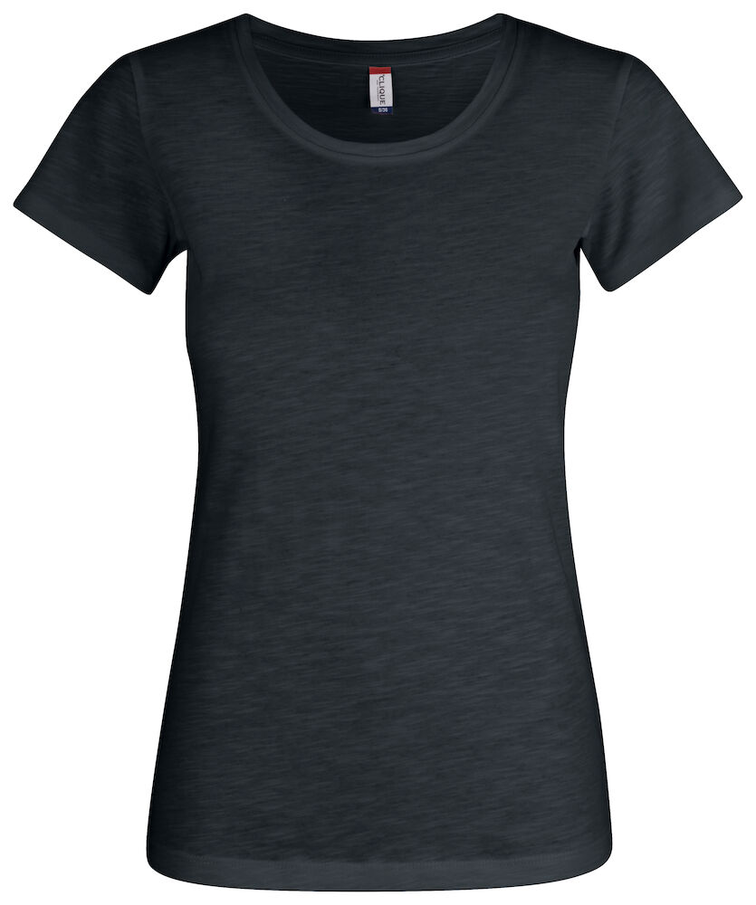 Clique Slub-T Women - zwart