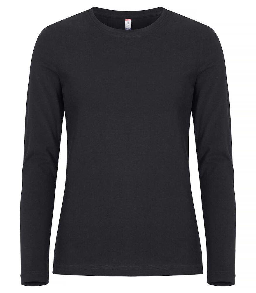 Clique Premium Fashion-T L/S Women - zwart