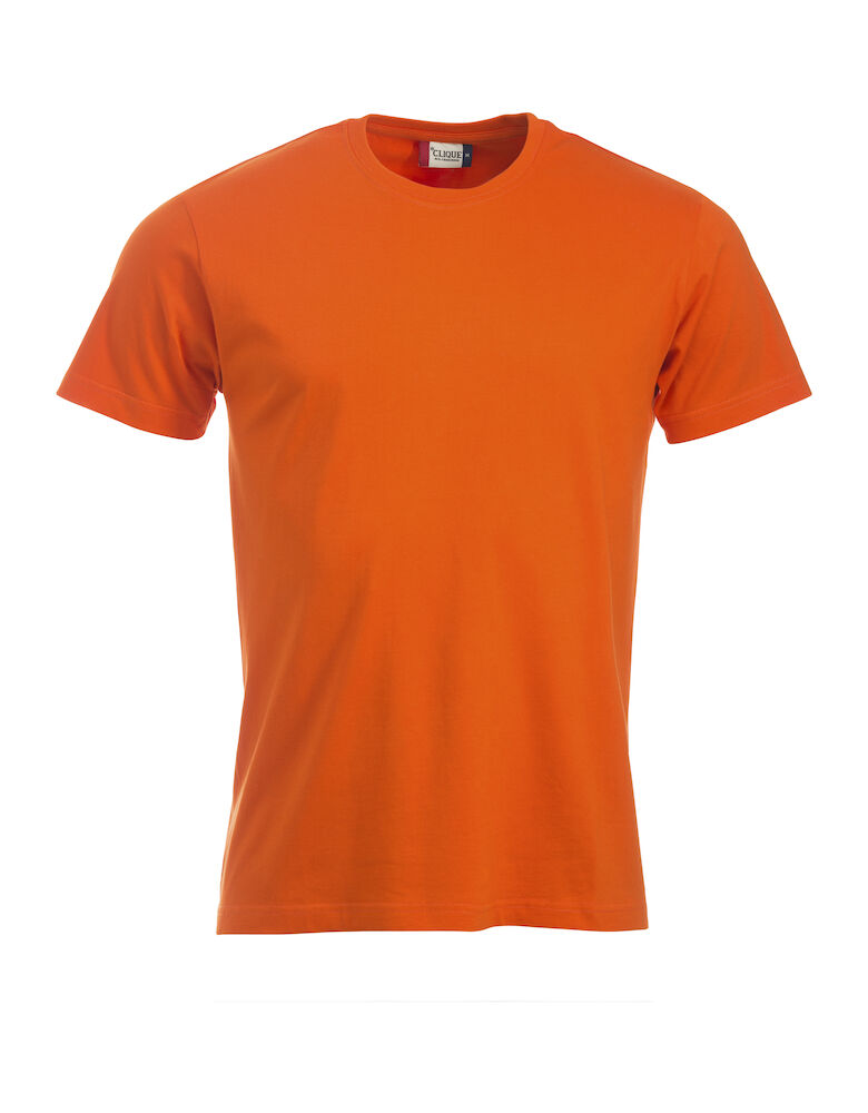 Clique New Classic-T - diep-oranje