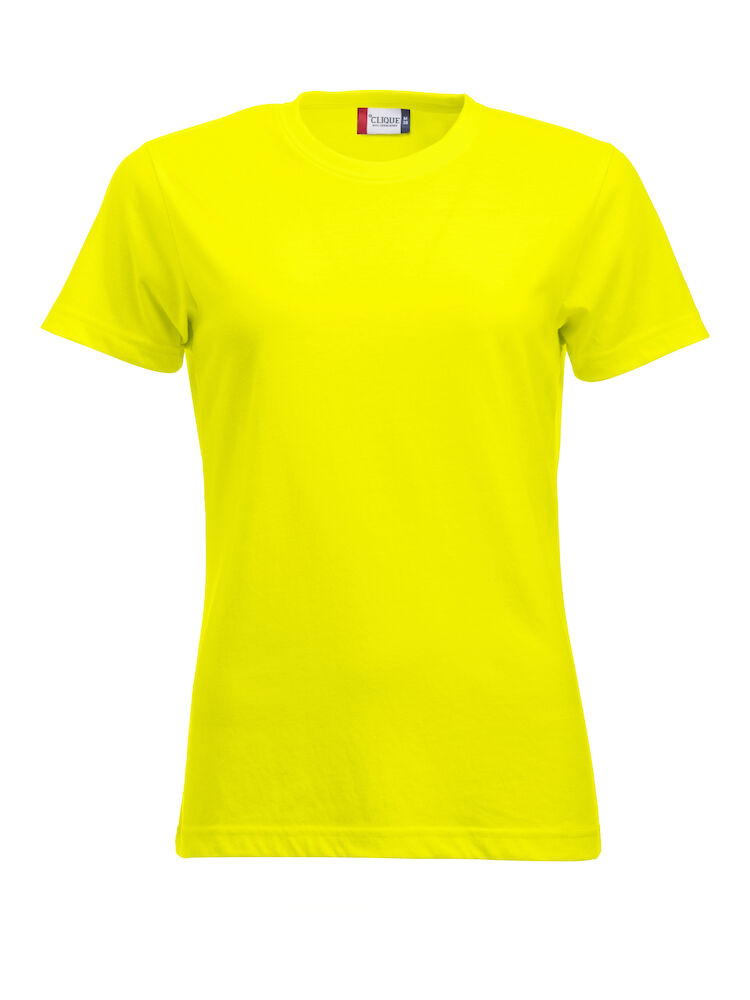 Clique New Classic-T Women - signaal-geel