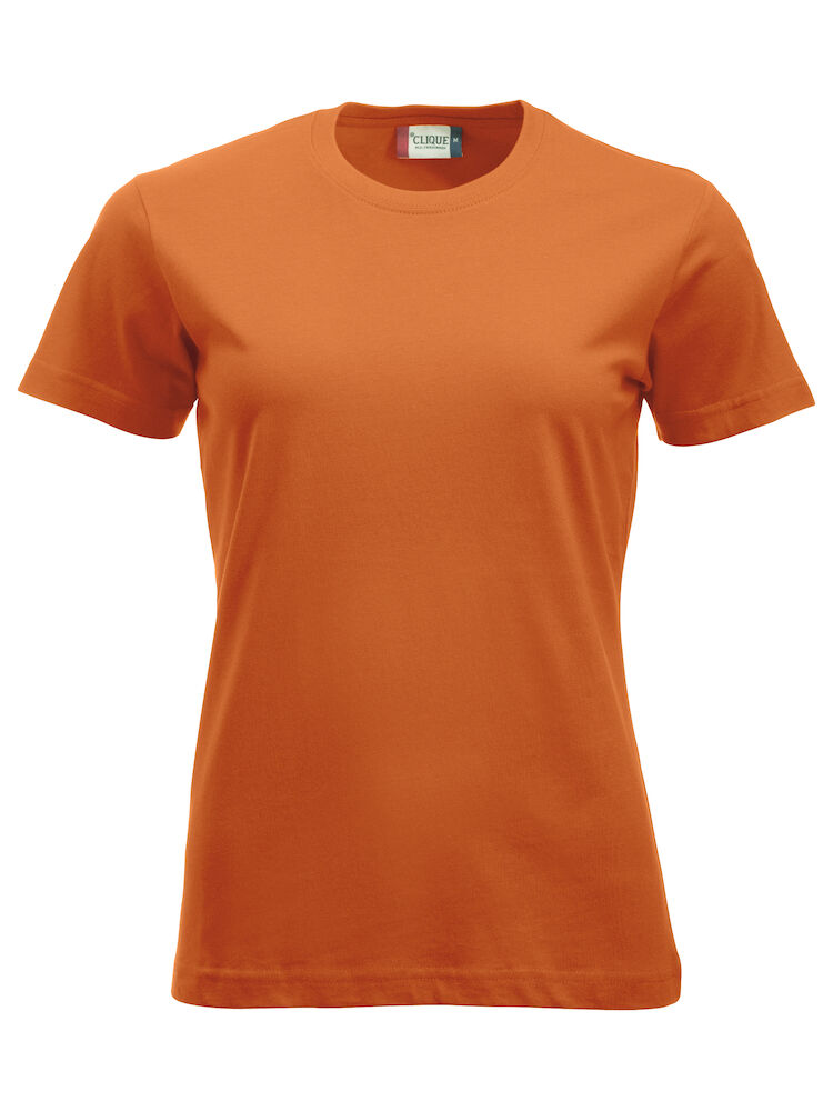 Clique New Classic-T Women - diep-oranje