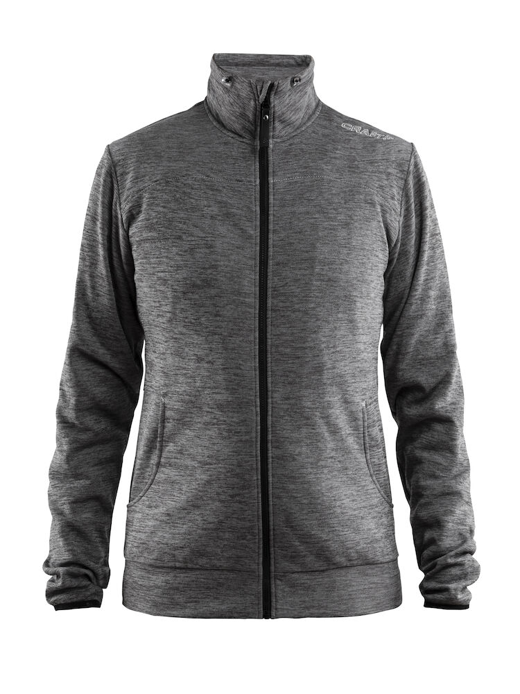 Craft Leisure Jacket W - darkgrey-melange