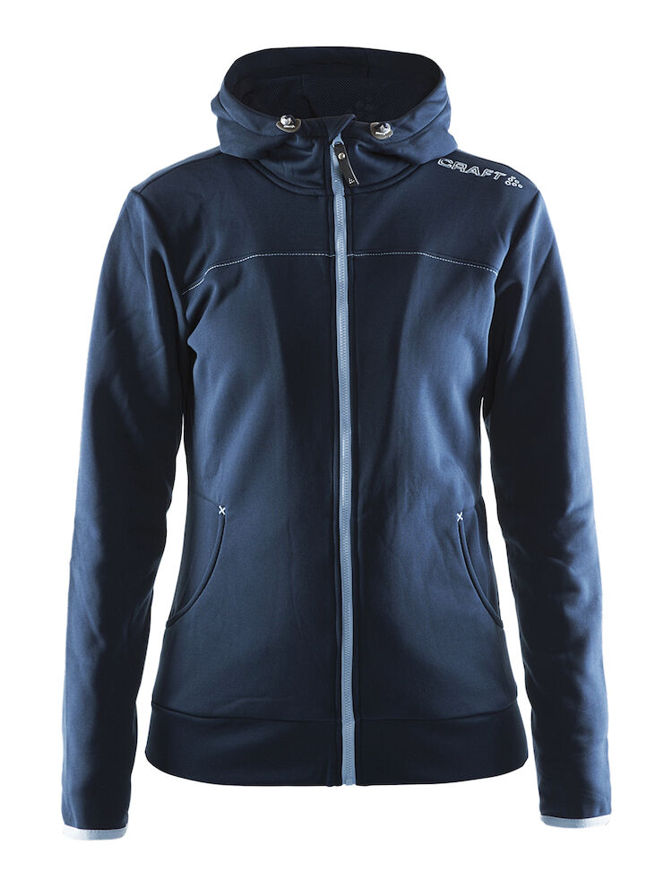 Craft Leisure Full Zip Hood W - dk-navy