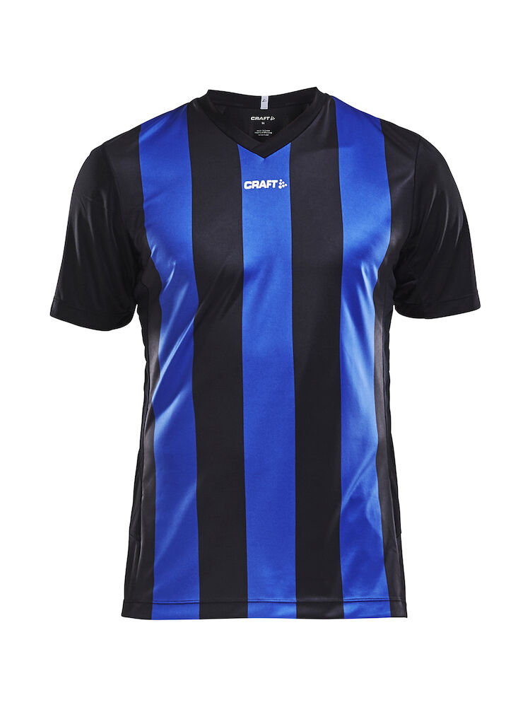 Craft Progress Jersey Stripe M - black-club-cobolt