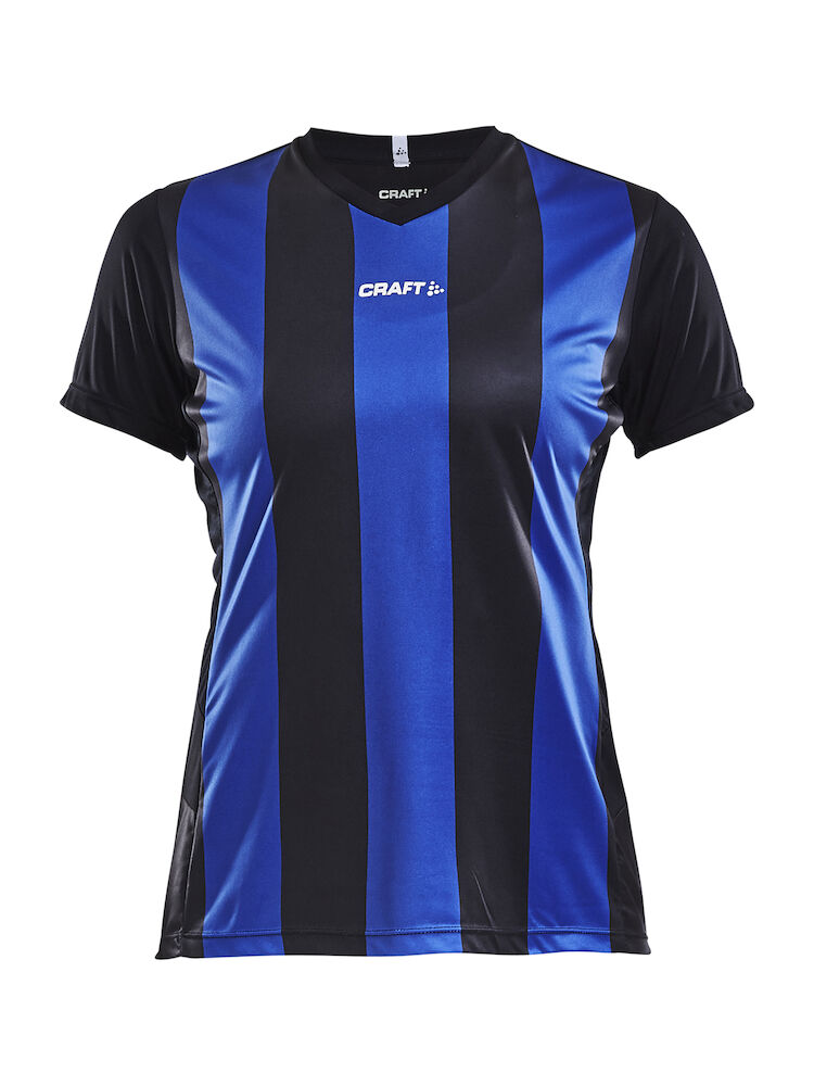 Craft Progress Jersey Stripe W - black-club-cobolt