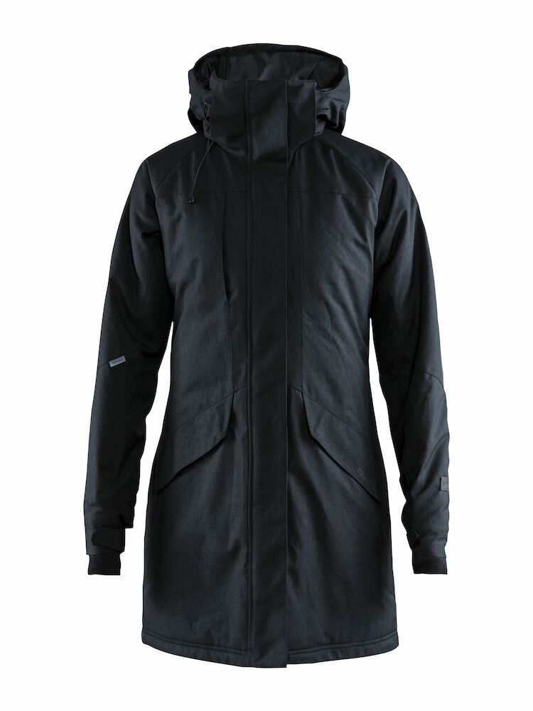 Craft Mountain padded parkas W - black-melange-black