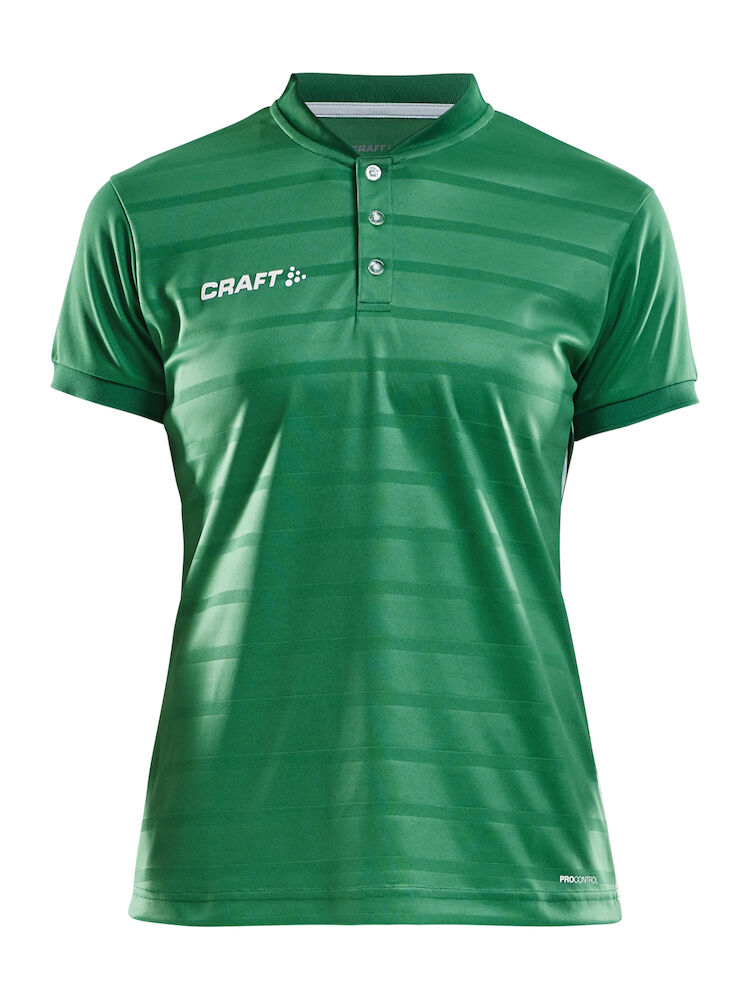 Craft Pro Control Button Jersey W - team-green-white