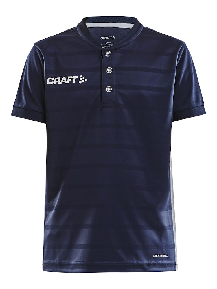 Craft Pro Control Button Jersey Jr - navy-white-2