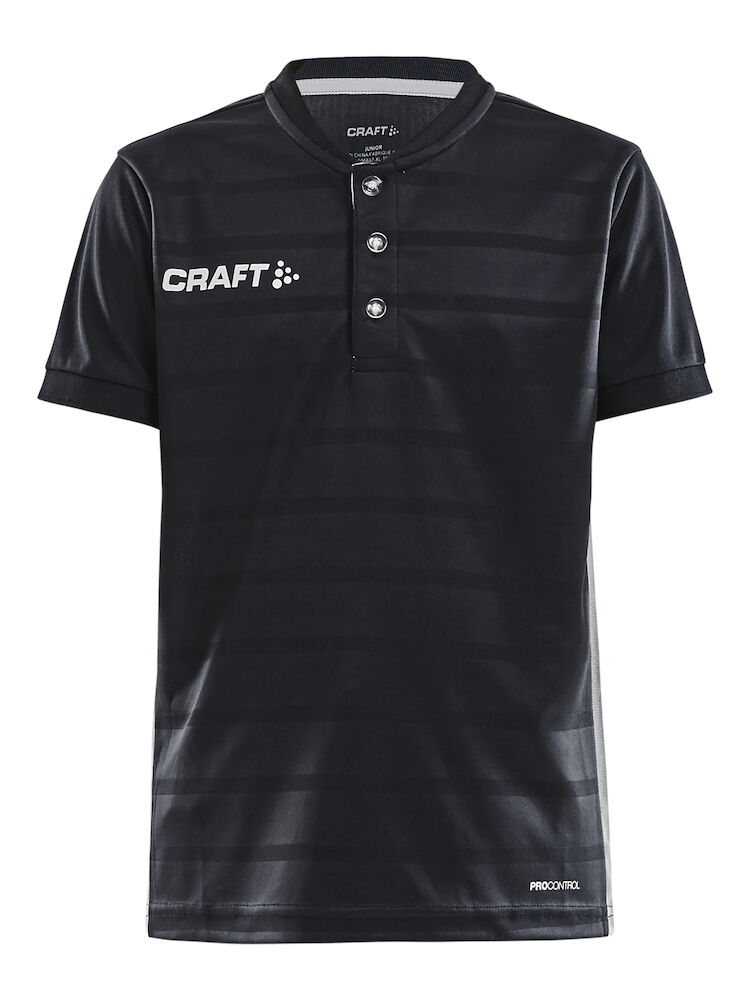 Craft Pro Control Button Jersey Jr - black-white-2