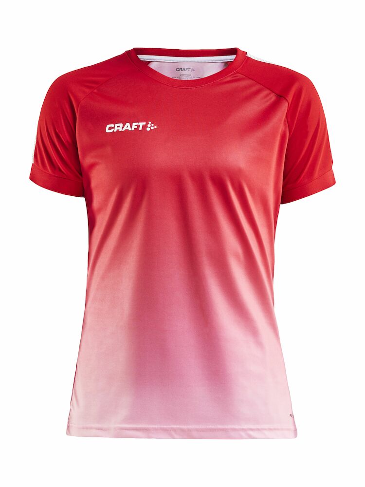 Craft Pro Control Fade Jersey W - bright-red-white