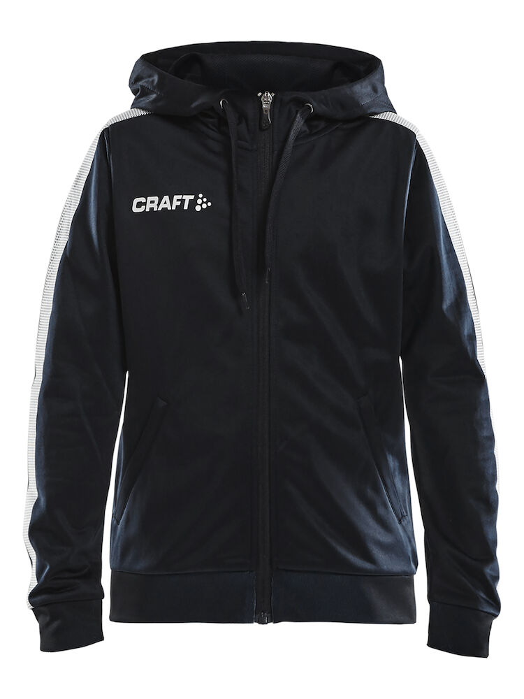 Craft Pro Control Hood Jacket Jr - black-white-2