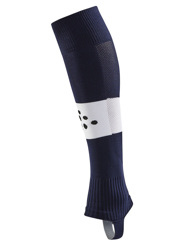 Craft Pro Control Stripe W-O Foot Socks Jr - navy-white-2