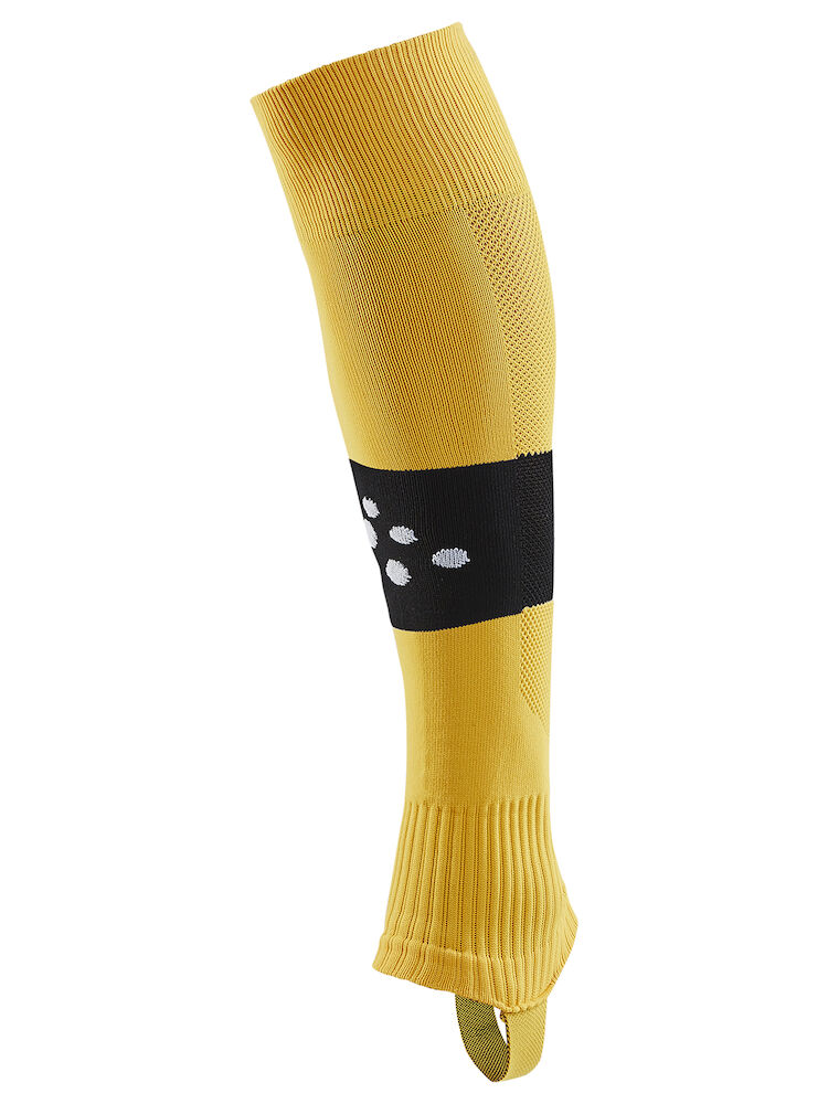 Craft Pro Control Stripe W-O Foot Socks Jr - sweden-yellow-black