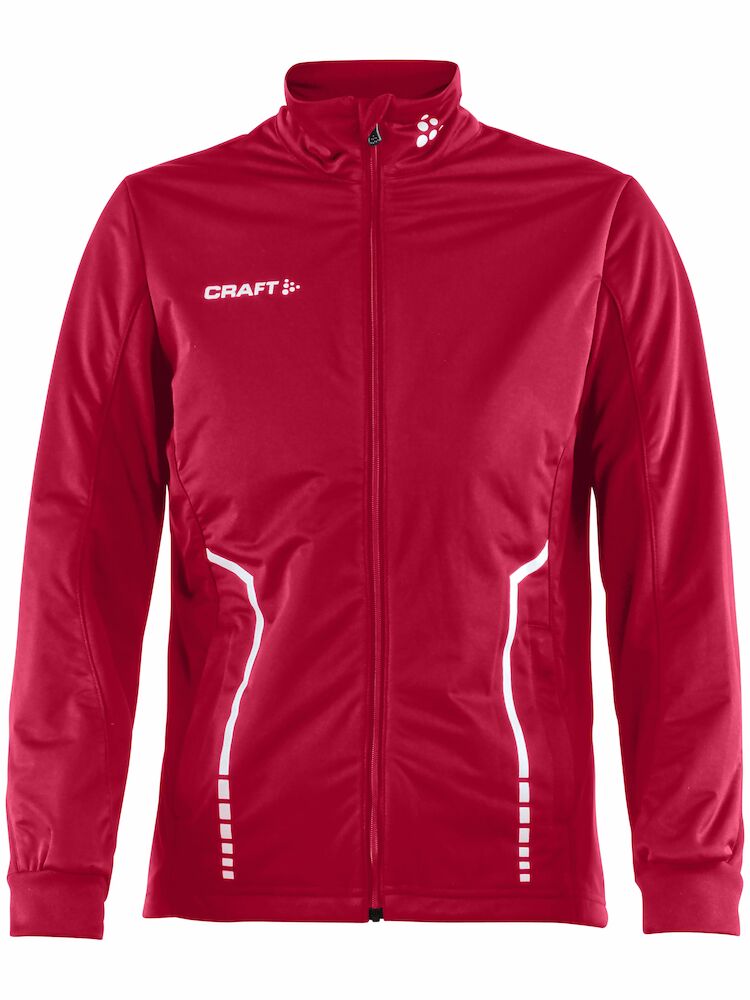 Craft Warm Club Jacket Jr - bright-red