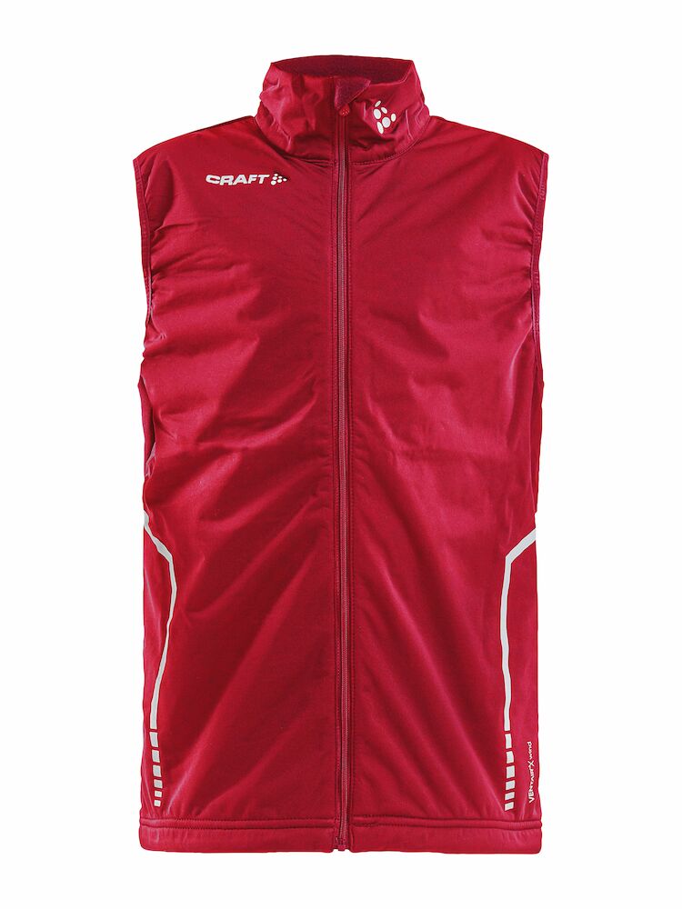 Craft Warm Club Vest Jr - bright-red