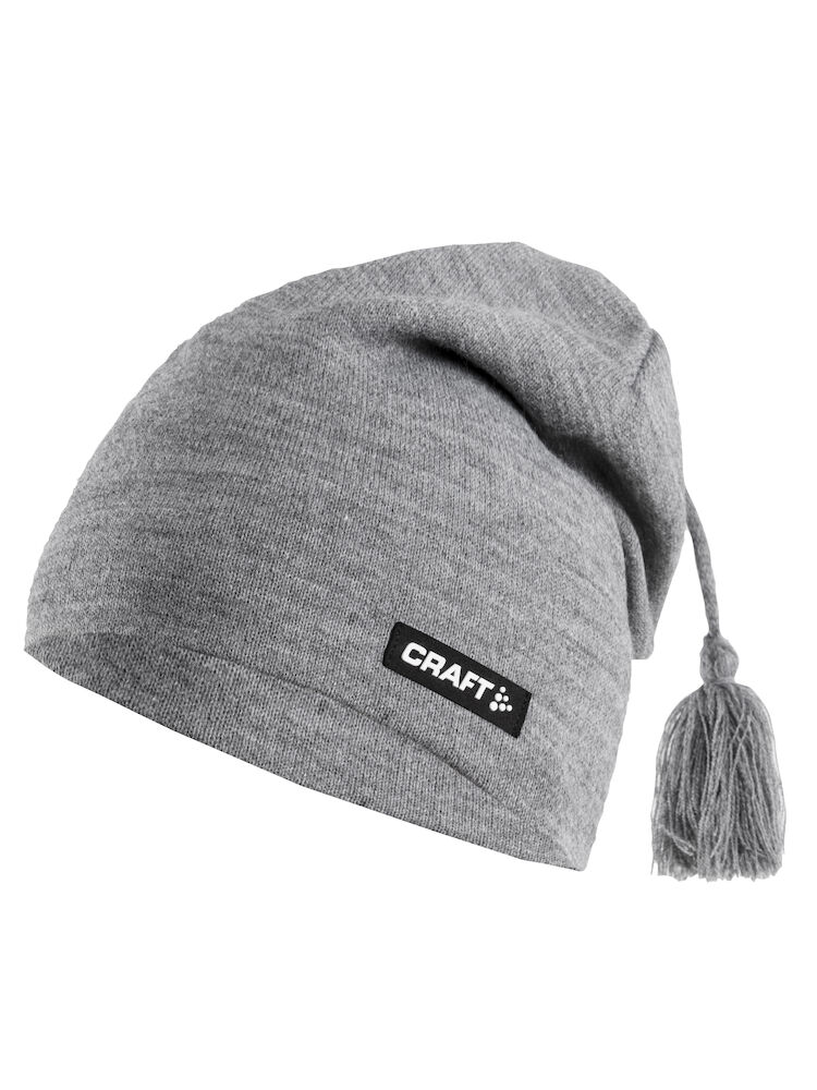 Craft Knitted hat promo - grey-melange