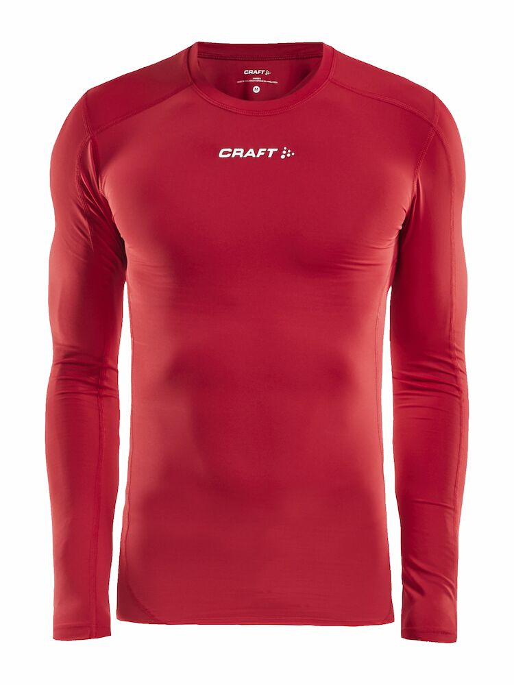 Craft Pro Control Compression Long Sleeve - bright-red