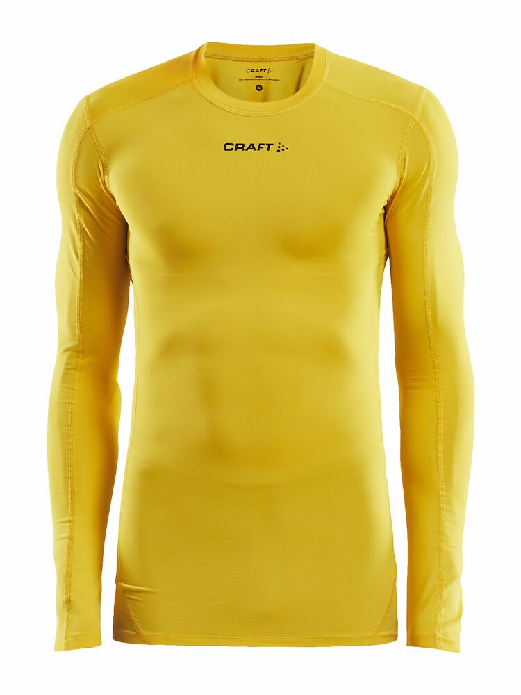 Craft Pro Control Compression Long Sleeve - sweden-yellow