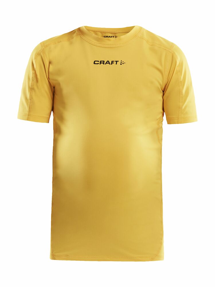 Craft Pro Control Compression Tee Jr - sweden-yellow