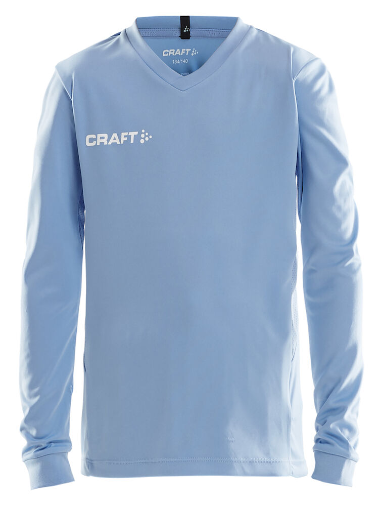 Craft Squad Go Jersey Solid Ls Jr - mff-blue