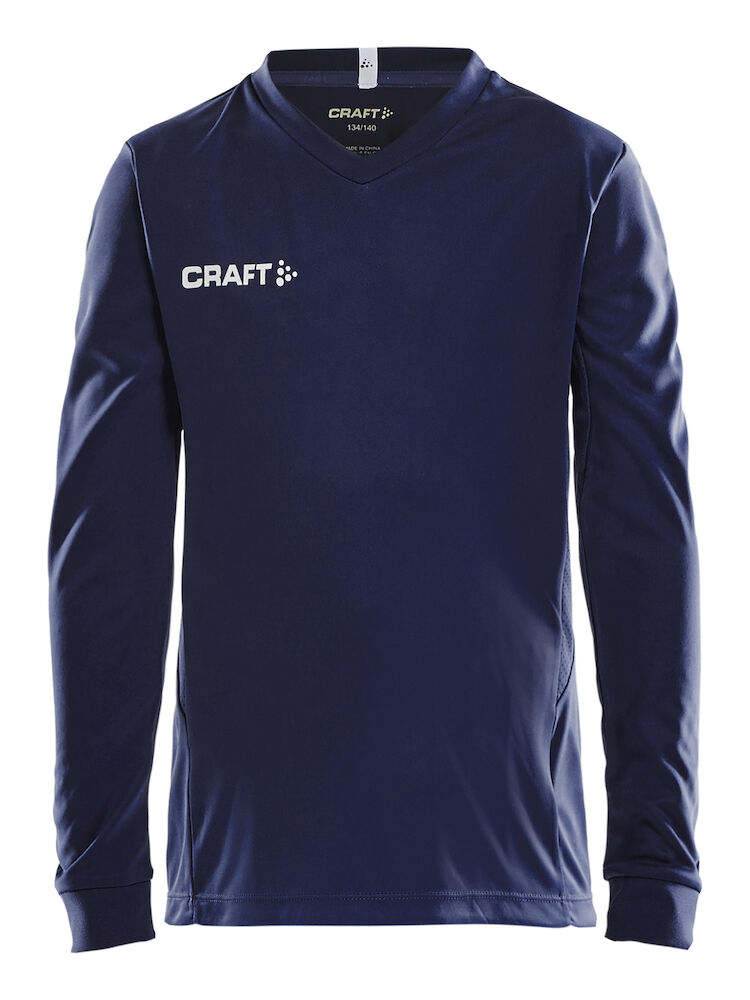 Craft Squad Go Jersey Solid Ls Jr - navy