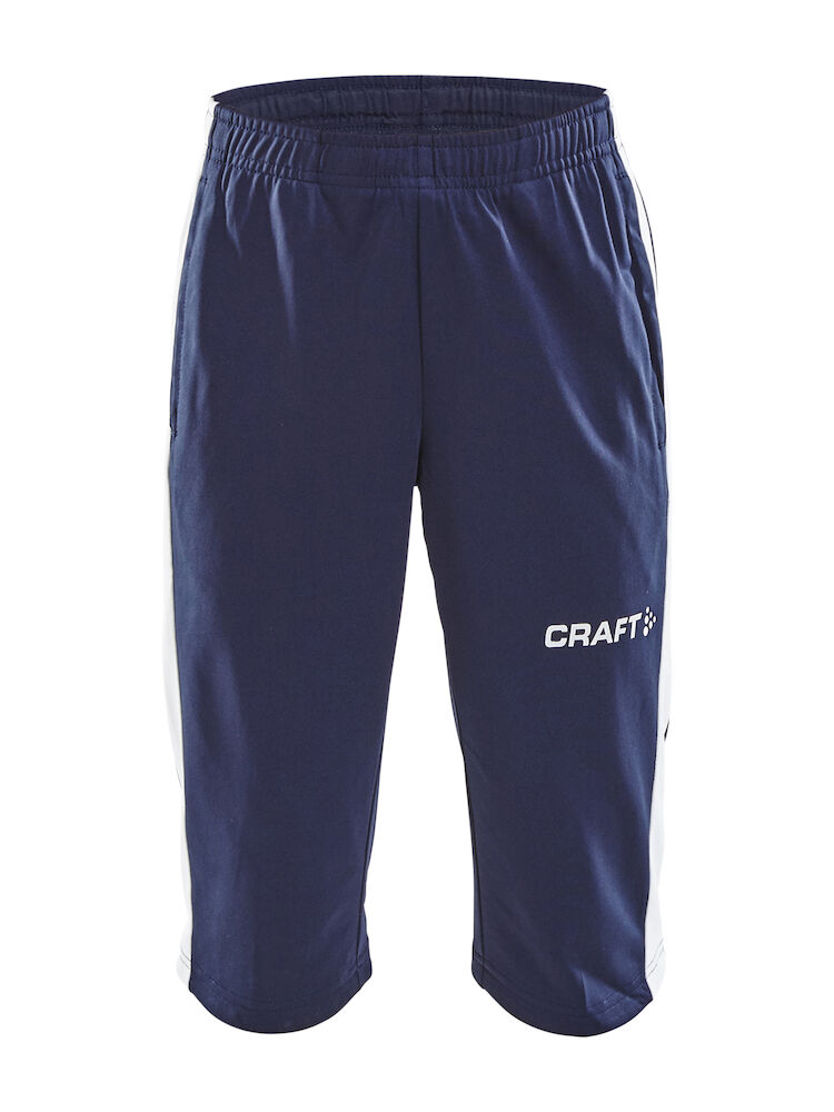 Craft Progress 3/4 Pants Jr - navy-white-2