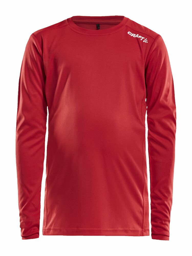 Craft Rush LS Tee Jr - bright-red