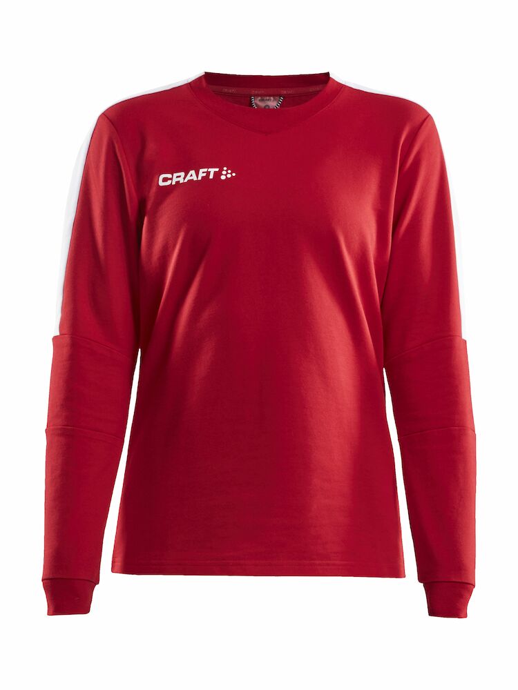 Craft Progress GK Sweatshirt W - bright-red-white