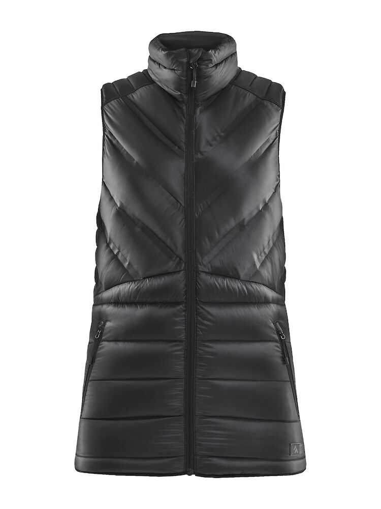 Craft Lt  down vest W - black