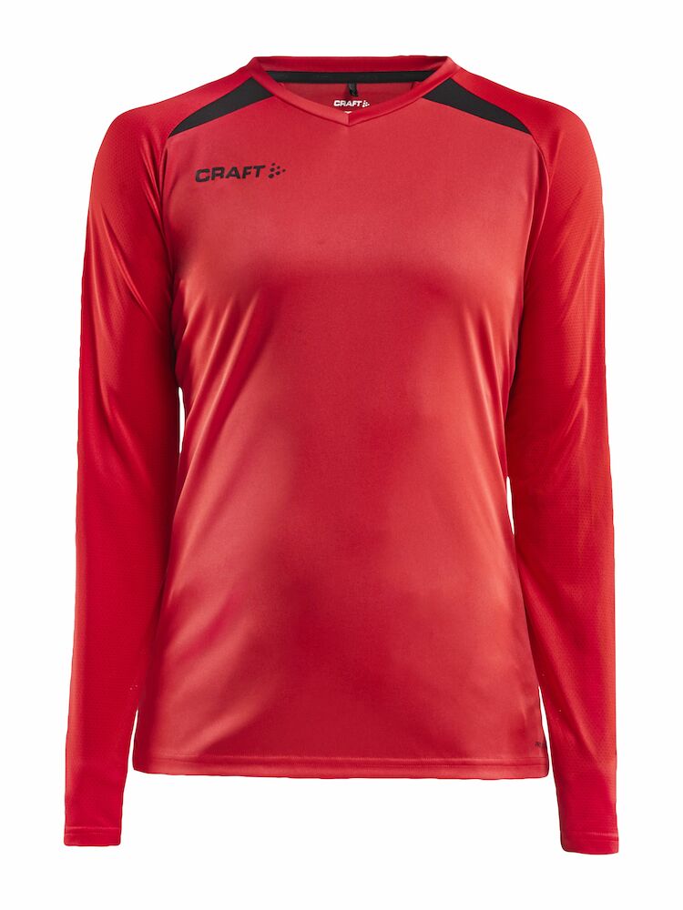 Craft Pro Control Impact LS Tee W - bright-red-black