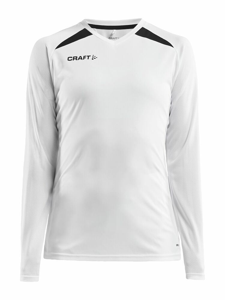 Craft Pro Control Impact LS Tee W - white-black