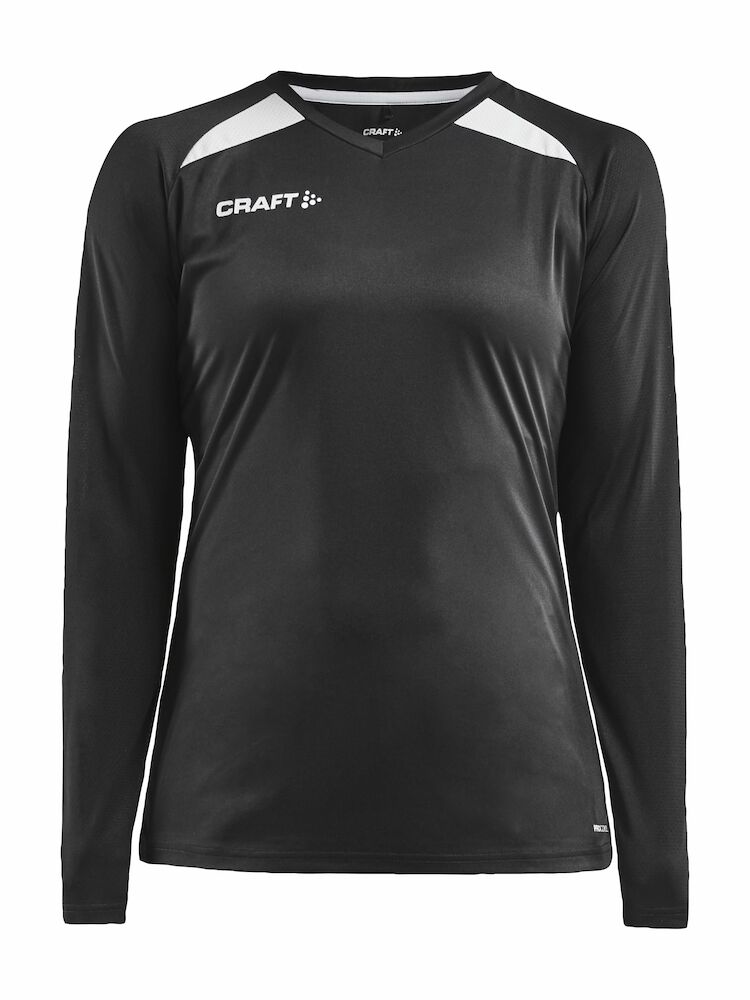 Craft Pro Control Impact LS Tee W - black-white